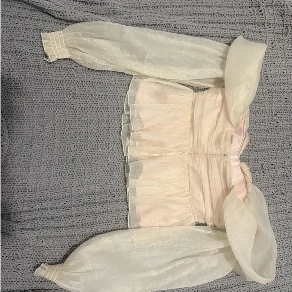 REVOLVE House of Harlow 1960 Off-Shoulder Blouse - Picture 3 of 6